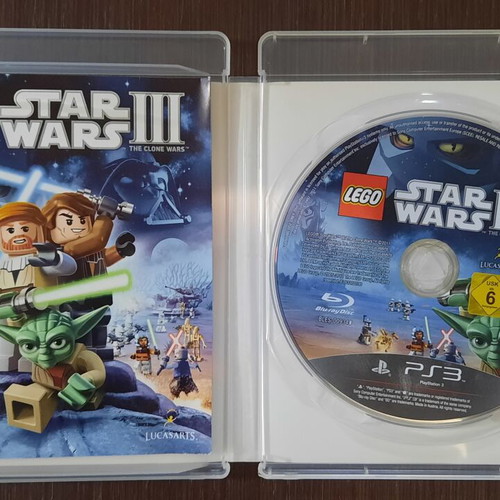 Lego Star Wars III The Clone Wars PS3 game used with manual
