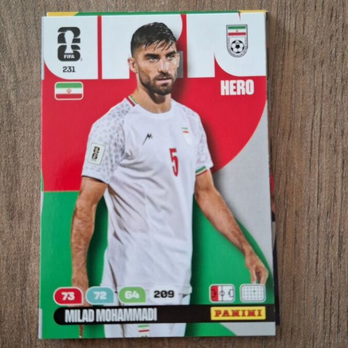 Panini Adrenalyn XL World Cup 2026 Milad Mohammadi card new