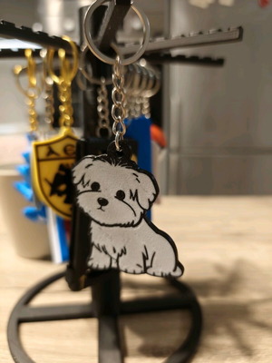 Keychain with Maltese Design new, 3D printing