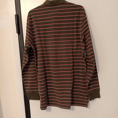 Tommy Hilfiger men's long-sleeve polo shirt like new, size M, khaki