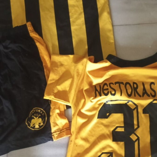 Nestoras F.C. football kits like new for ages 9 and 11