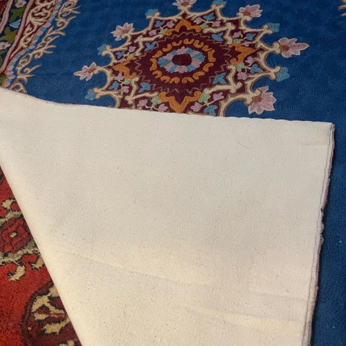 Handmade knitted rug new 1.14 x 0.74