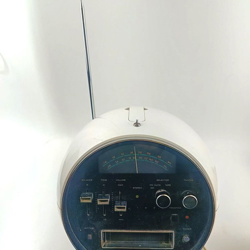 Weltron Model 2001 radio cassette player used, Space Ball 1970