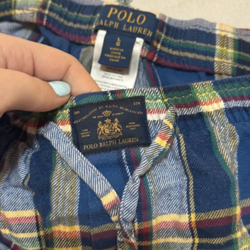 Ralph Lauren loungewear pants size L like new, colorful plaid