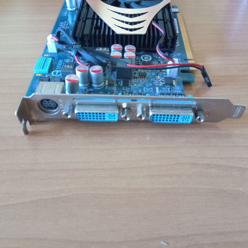 Gigabyte GV-N95TOC-512H (9500GT) graphics card used with 2x DVI-D