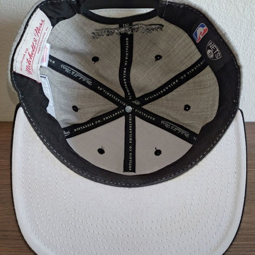 Authentic Mitchell & Ness Brooklyn Nets Snapback Cap_NBA