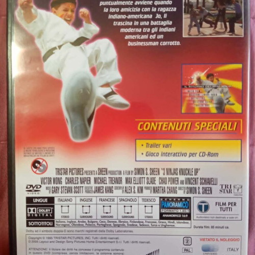 3 Ninjas Knuckle Up DVD new with Greek subtitles