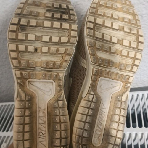 Nike Air Max women's used shoes size 38 beige