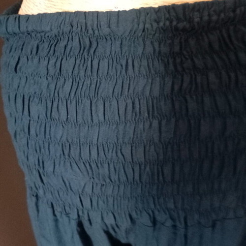 Salvari women's pants used, petrol color, size S/M
