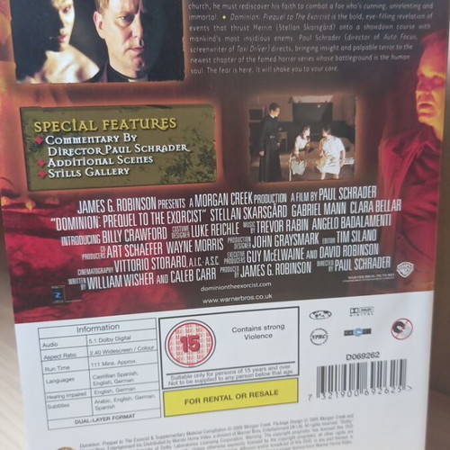 Dominion DVD with English subtitles