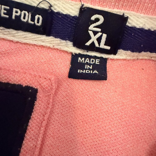 Superdry Classic Piqué Polo pink men's 2XL like new