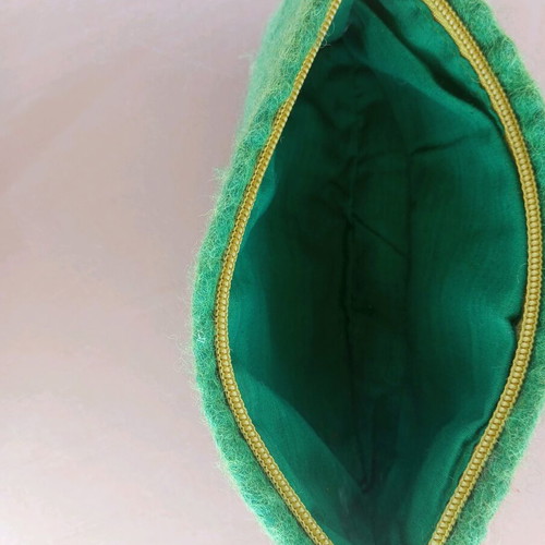 Wool pencil case and sharpener like new, pack