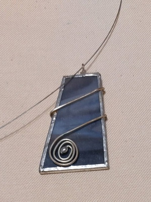 Handmade necklace used with metal elements