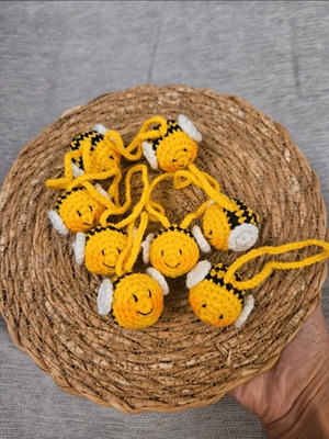 Handmade crocheted bee like new