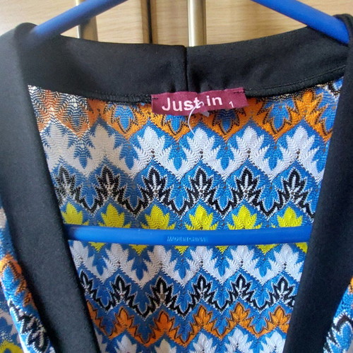 Just In Small colorful perforated bolero new