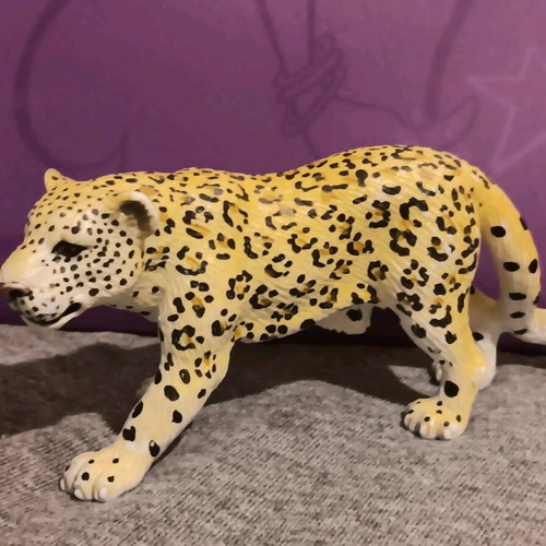 Schleich 14311 Leopard figure used