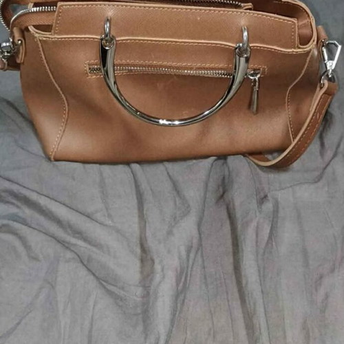 Women's backpack bag, brown