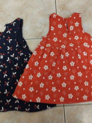 Summer dresses used for 12 months, pack of two