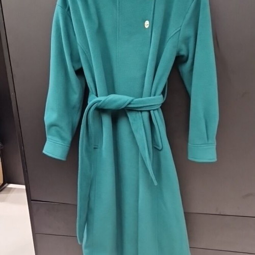 BSB coat in green like new with belt and pockets