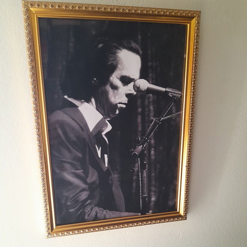 Nick Cave photo poster 32×23cm with frame new