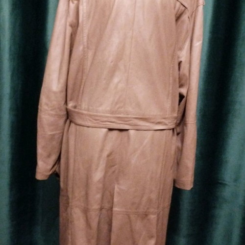 Men's Waterproof Coat Genuine Leather Size XL New