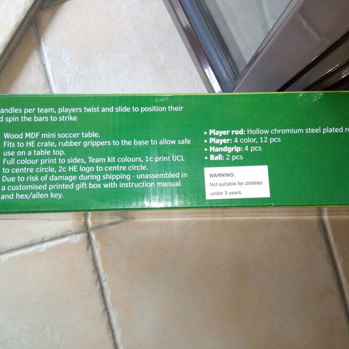 Heineken wooden foosball table new