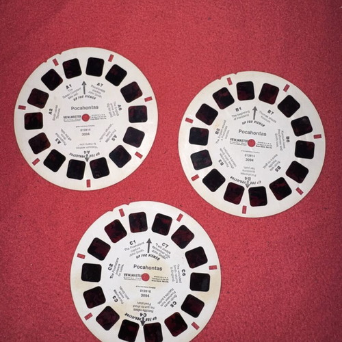 View Master Pocahontas reels used set 3094