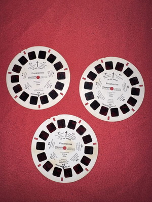 View Master Pocahontas reels used set 3094