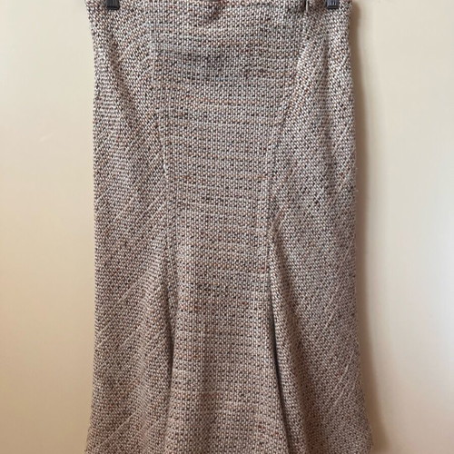 Zara skirt like new, wool, beige and brown