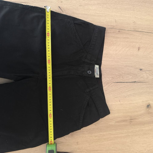 Men's fabric cargo-style pants black size L new