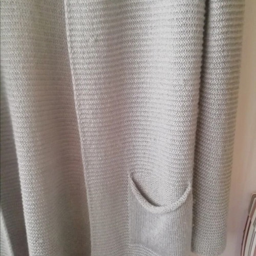 Lynne cardigan like new, grey, lightweight knit for spring-summer
