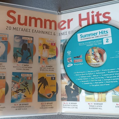Summer Hits 20 Greek and foreign hits CD new