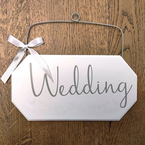 Wooden decorative wedding sign "Wedding" new