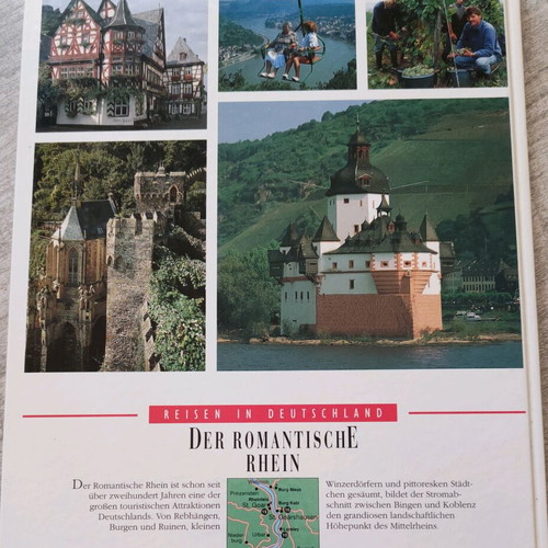 Der Romantische Rhein book used in German