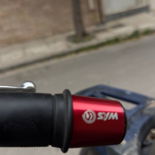 SYM red handlebar weights new