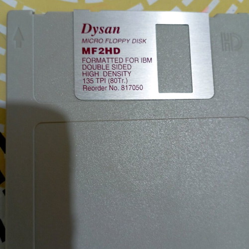 DYSAN vintage diskettes like new, pack of 10, MF 2HD