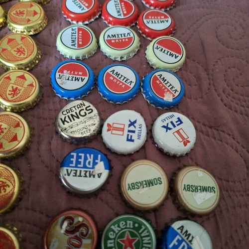 Beer caps like new set for crafts or collection