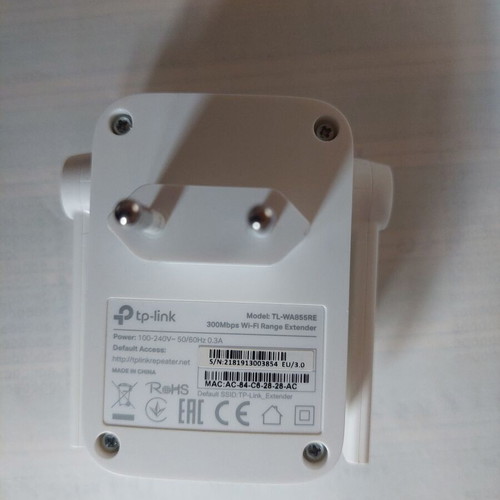 Tp-Link TL-WA855RE Wi-Fi Range Extender like new 300Mbps