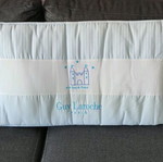 Guy Laroche crib bumper like new