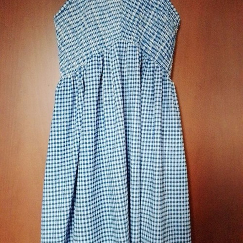 Zara dress for girls size 152, white and blue