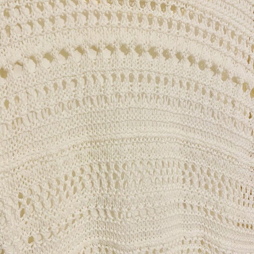 H&M Crochet Dress white, like new, midi, cotton