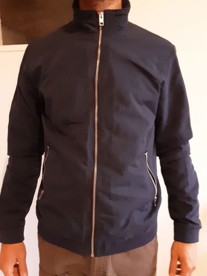 Ζακέτα μπουφάν Jack & Jones μπλε σκούρο, αφόρετη, μέγεθος L