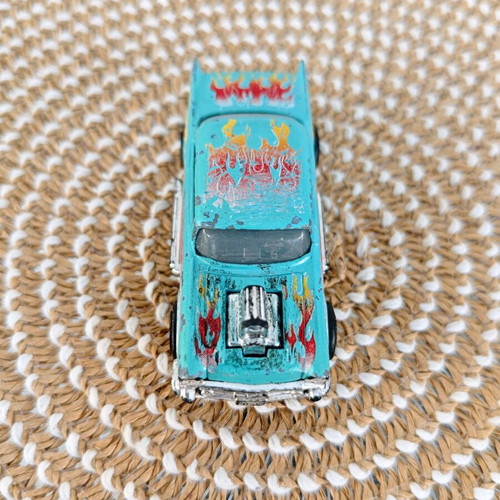 Majorette Chevy '57 Gasser toy car used, vintage 1:64 scale