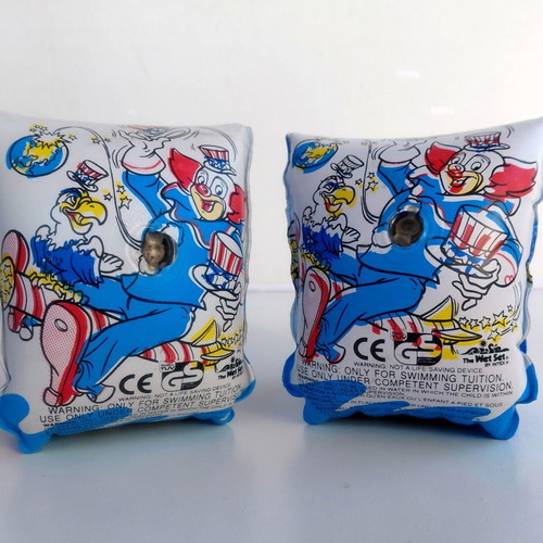 Bozo 1991 wet set kids swimming armbands new