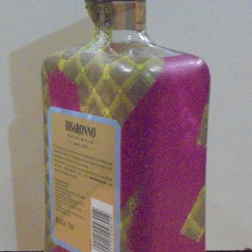 Disaronno Originale By Trussardi collectible empty bottle used