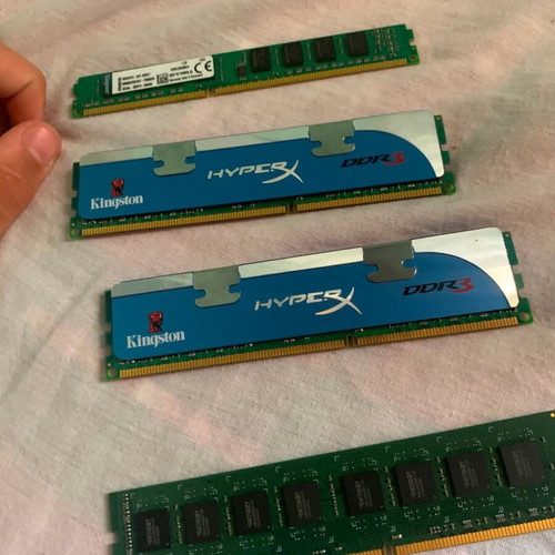 Ram 16GB DDR3 used Kingston and HyperX modules