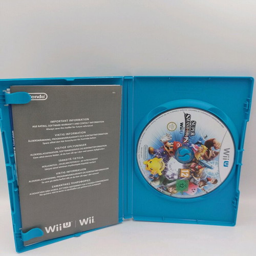Super Smash Bros Nintendo Wii U like new