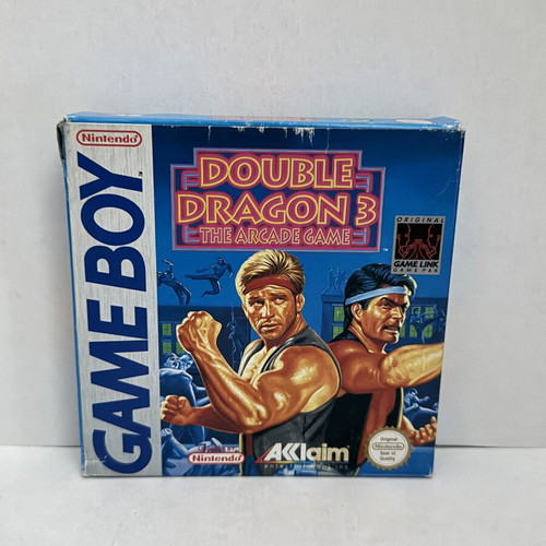 Double Dragon 3 The Arcade Game Nintendo Game Boy used PAL NOE CIB