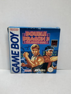 Double Dragon 3 The Arcade Game Nintendo Game Boy used PAL NOE CIB