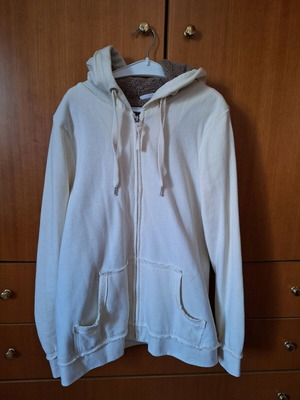 Esmara hoodie jacket like new, beige with fleece lining